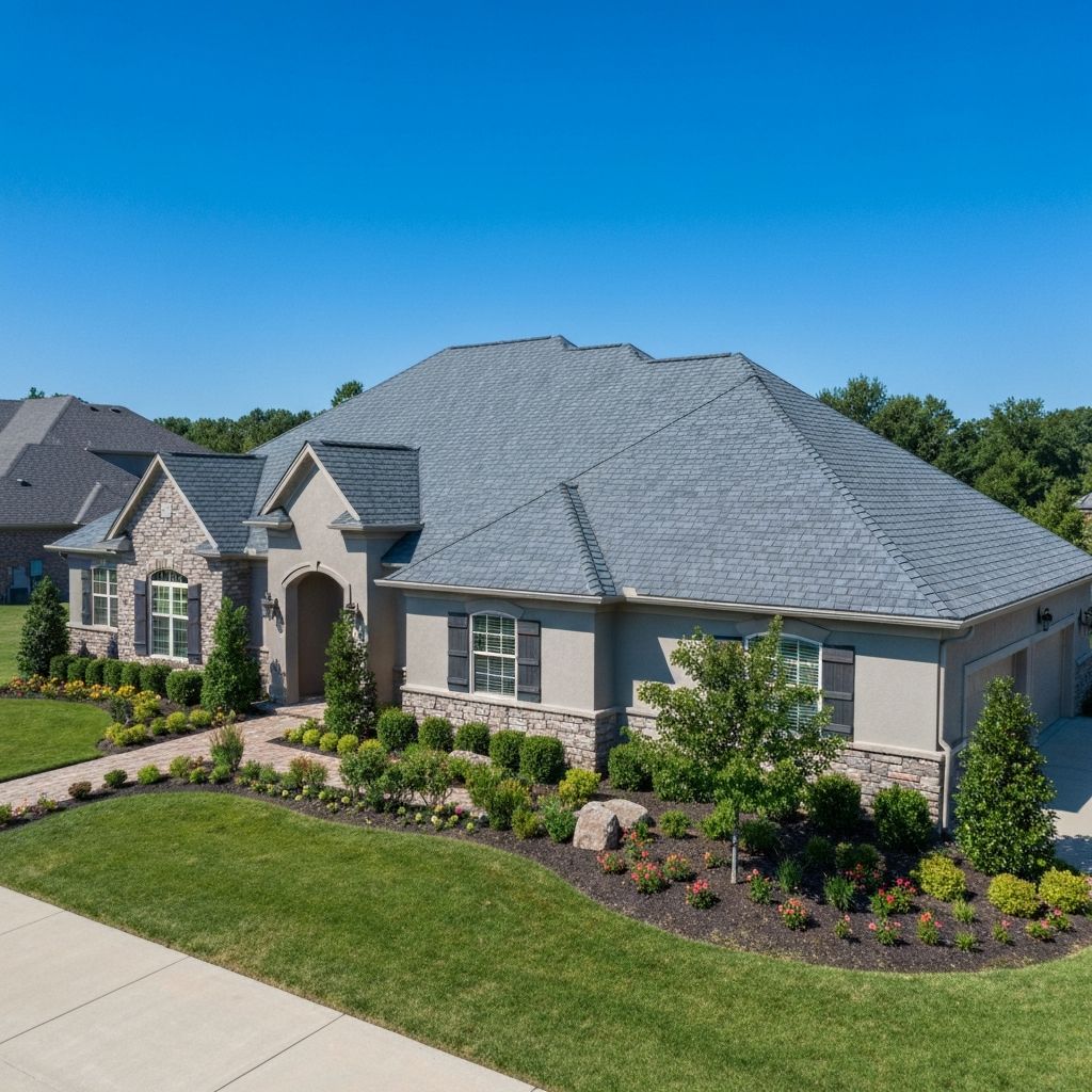 Beautiful home with newly completed roof